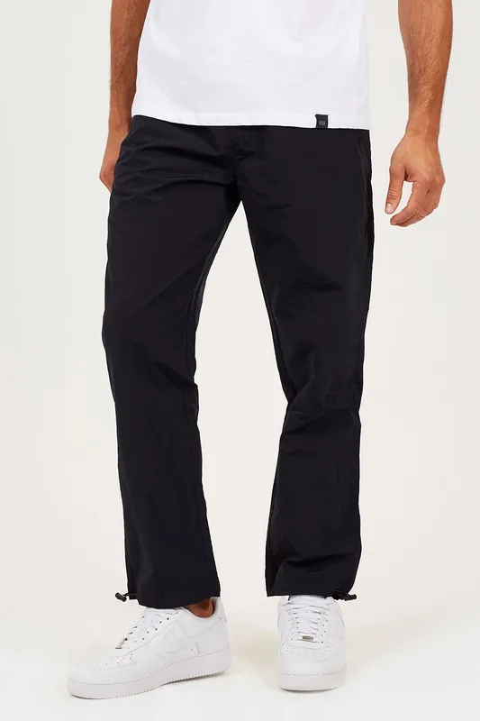 Taslan Loose Fit Cuffed Cargo Trousers - Brave Soul