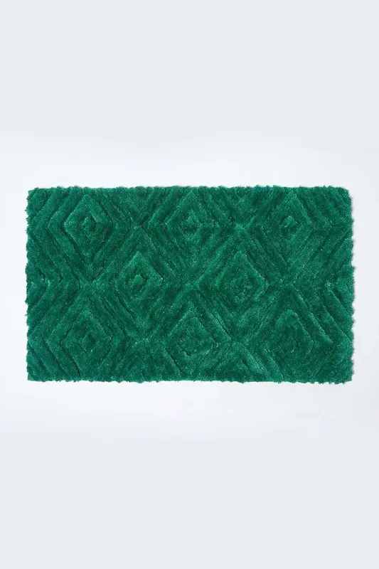 Super Absorbent Ikat Pattern Bath Mat - Homescapes