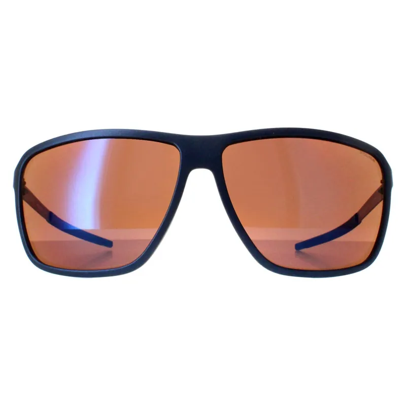 Square Semi Matte Ruthenium Blue Brown Mirror Blue SPLL15 Solstice 4 - Police