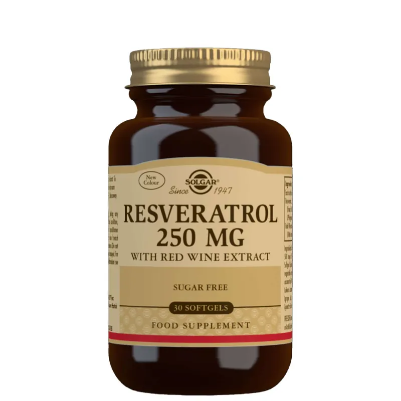 Antioxidants Resveratrol 250mg Softgels x 30 - Solgar
