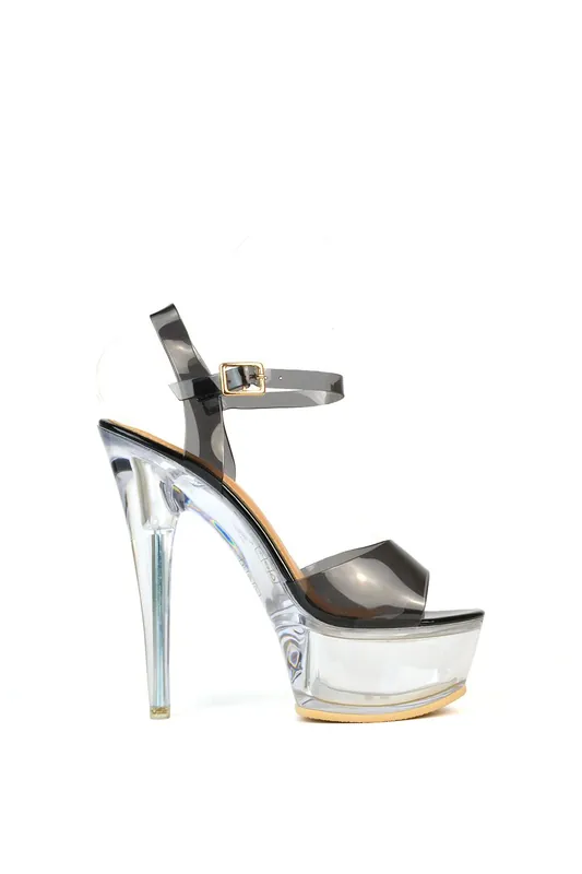 Gretel' High Platform Stiletto Heel Sandals - XY London