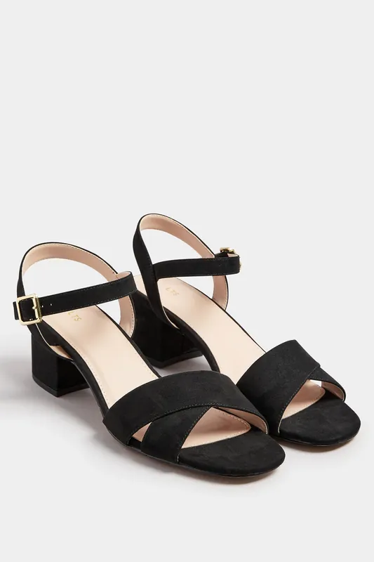 Cross Over Block Heels - Long Tall Sally