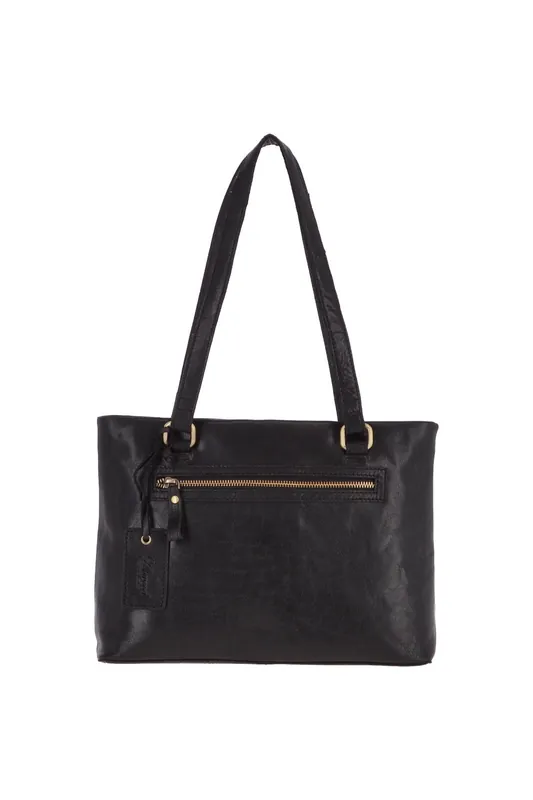 Real Leather Vintage Medium Handbag - Ashwood Leather