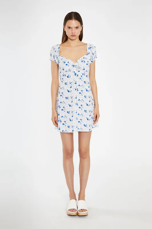 Tie Back Mini Dress - Shnoo