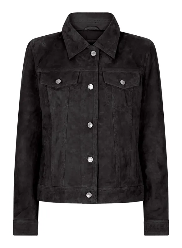 Suede Vintage Jeans Jacket Leather Biker - TruClothing
