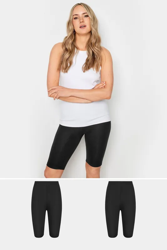 Tall 2 Pack Cycling Shorts - Long Tall Sally