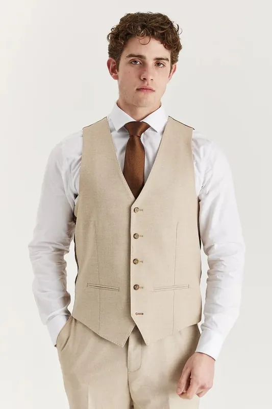 Men's Lightweight Summer Wedding Party Waistcoat - Infinity Leather