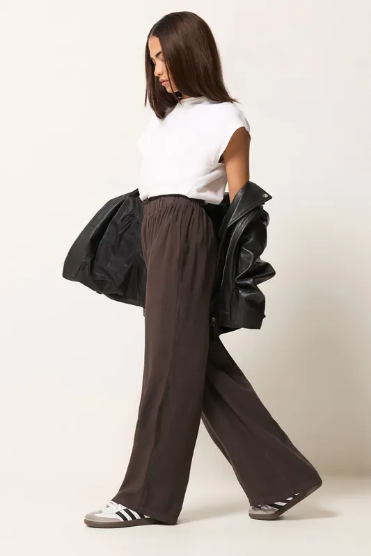 Petite Wide Leg Trousers - PixieGirl