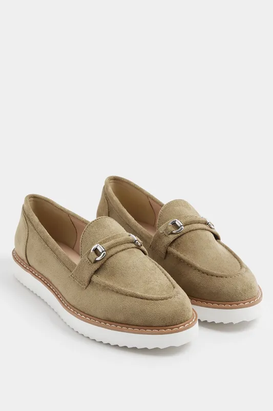 Faux Suede Snaffle Loafers In Wide E Fit & Extra Wide EEE Fit - Yours