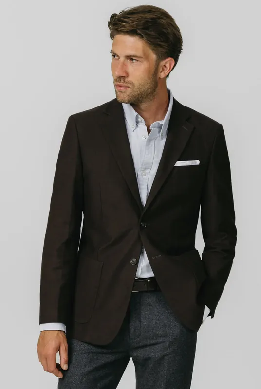 Dark Brown Moleskin Jacket - Dobell