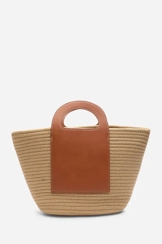 Terra Raffia Basket Bag - Where's That From