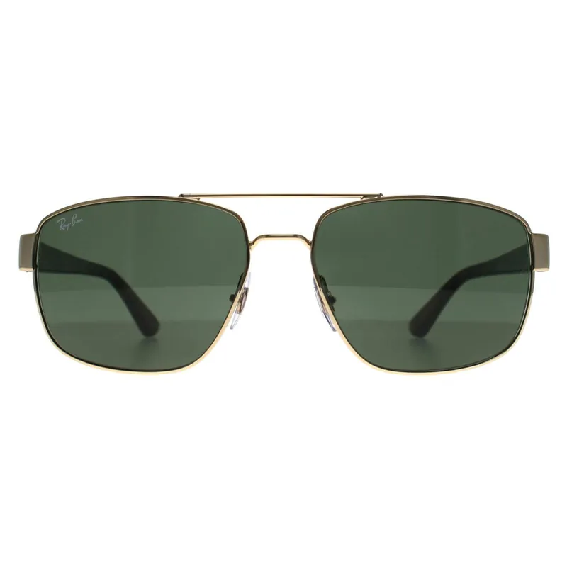 Rectangle Polished Arista Gold G-15 Green RB3663