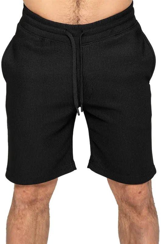 Pleated Stretch Shorts - Enzo