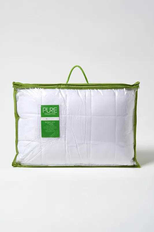 Luxury Hypoallergenic Bamboo Pillow for Side Sleepers - Homescapes