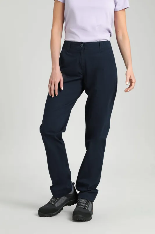 Coastal' Breathable Stretch Everyday Wear Long Length Trousers - Mountain Warehouse