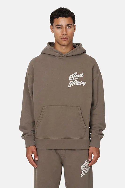 Relaxed Hoodie - Good For Nothing