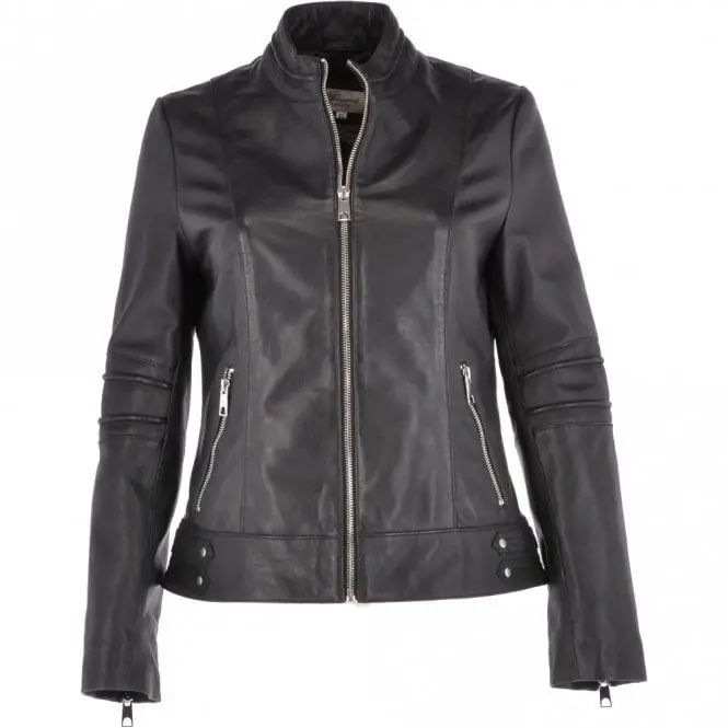 Lillian' Real Leather Biker Jacket - Ashwood Leather