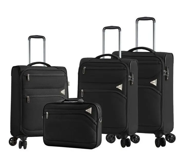 Lightweight 8 Wheel Luggage Suitcases Set of 4 - Infinity Leather