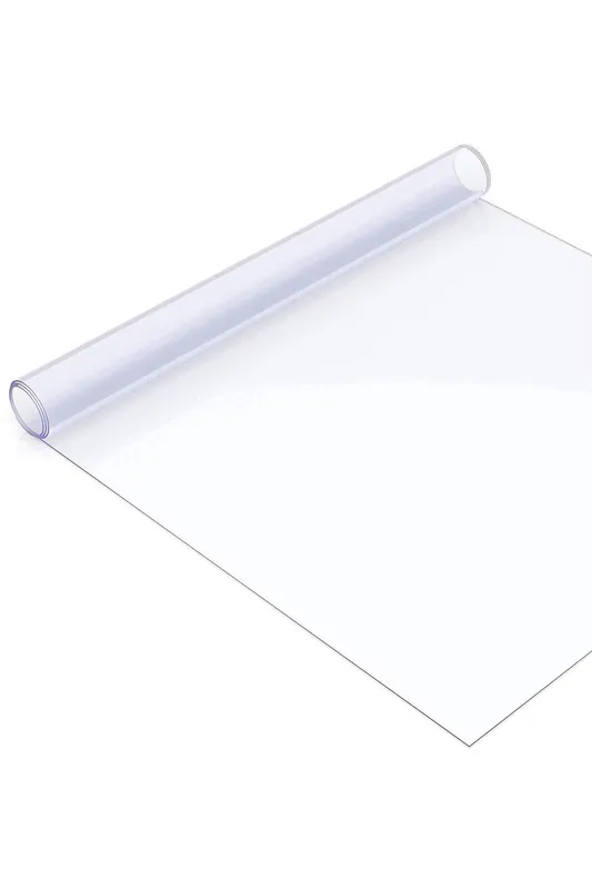 Clear Plastic Table Cover, Acrylic Table Mat, 70cm x 120cm - Neel Blue