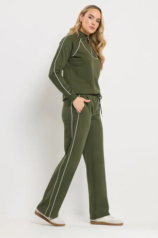 Tall Pipe Wide Leg Trousers - Long Tall Sally