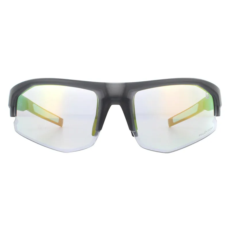 Black Crystal Phantom Clear Green Photochromic Bolt 2.0 Sunglasses - Bolle