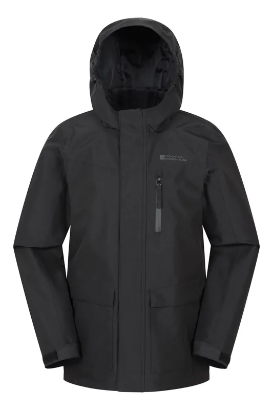 Noah' Lightweight Hooded Casual Full Zip Waterproof Outdoor Jacket - Mountain Warehouse