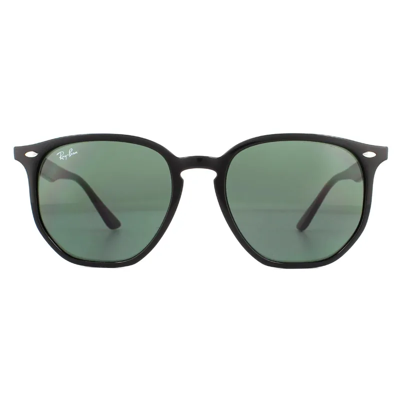 Round Black Dark Green RB4306 Sunglasses - Ray-Ban