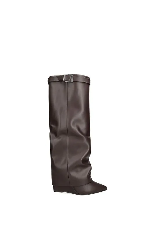 Corenne Dark Brown' Boots - STEVE MADDEN