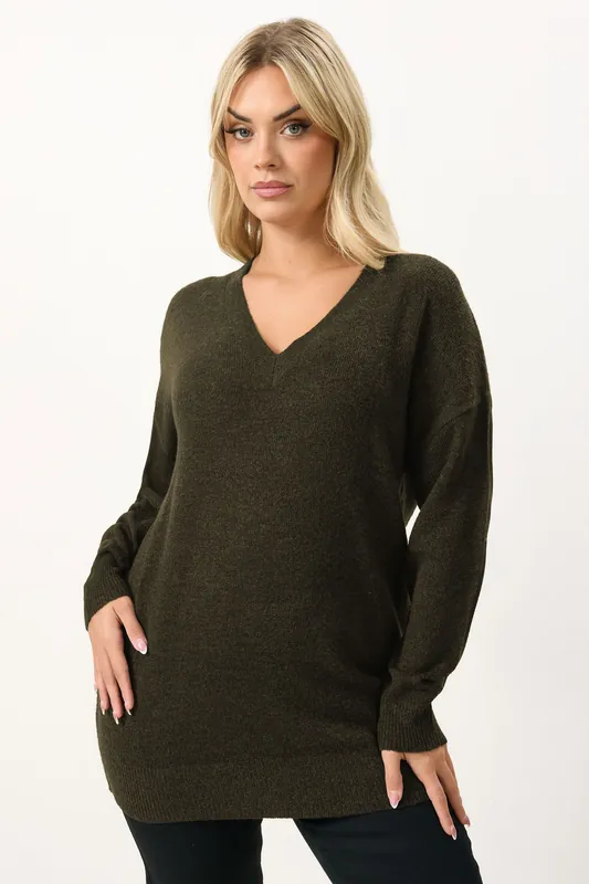 V-Neck Soft Touch Jumper