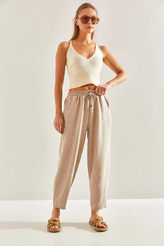 Relaxed Fit Pants - Bianco Lucci