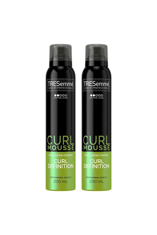 Curl Definition 'Hair Mousse' with Long Lasting Control, 2 Pack of 200ml - Tresemme