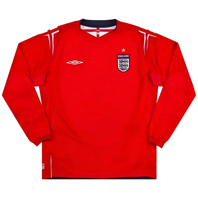 Preloved Mens 2004 06 Away L S L Excellent - England