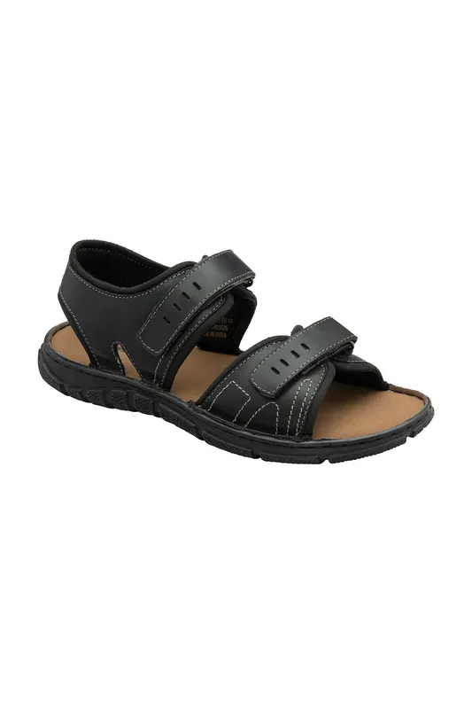 Fergus' Leather Two-Strap Sandals