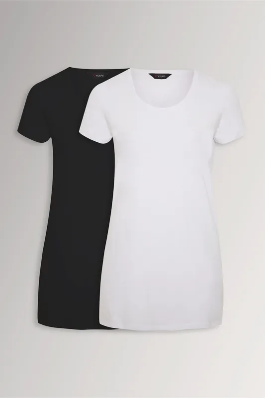 2 Pack Longline T-Shirts