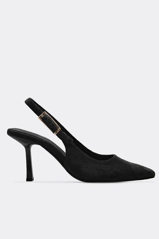 Court Style Faux Suede Stiletto Shoes - EGO