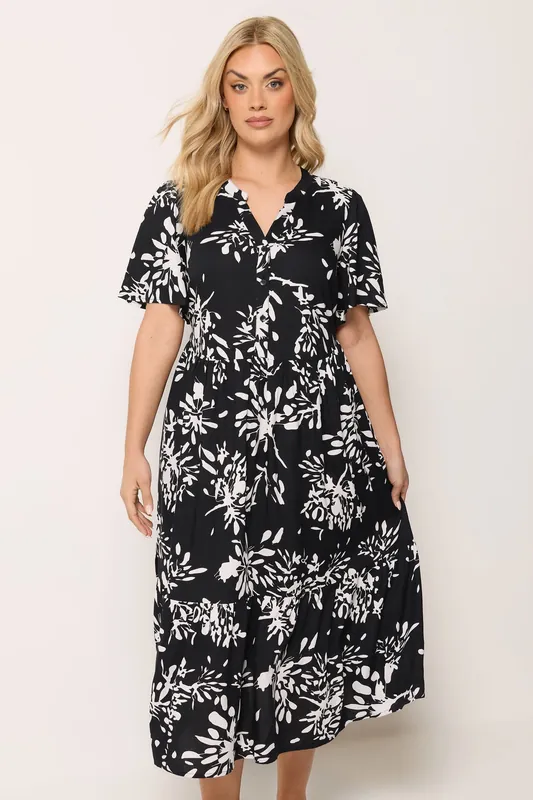 Abstract Placket Dress - Yours