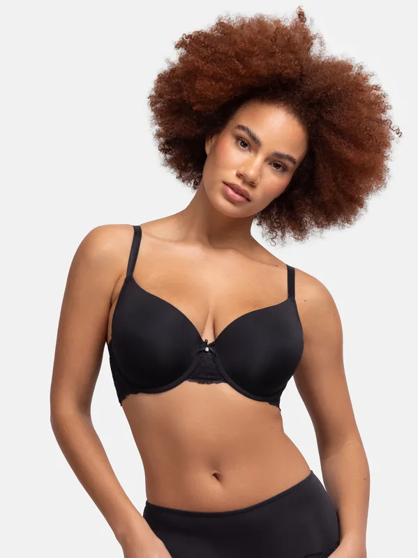 Adele Light Padded Demi Black - Dorina