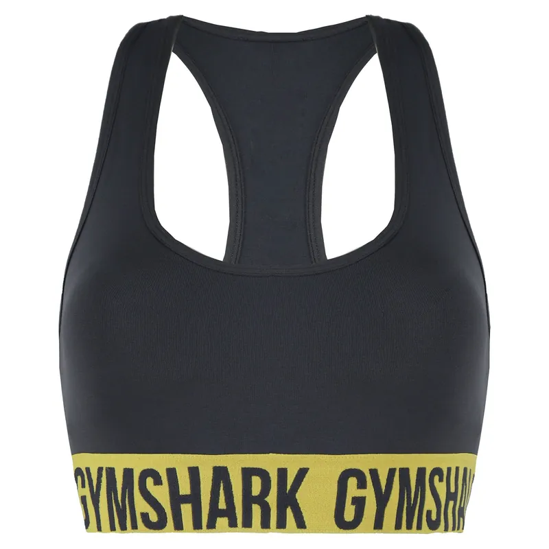 Fit Charcoal Sports Bra - Gymshark