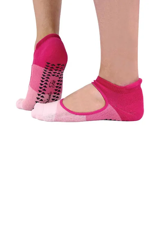 2 Pack Non Slip Grip Low Cut Invisible Pilates Yoga Socks - Sock Snob