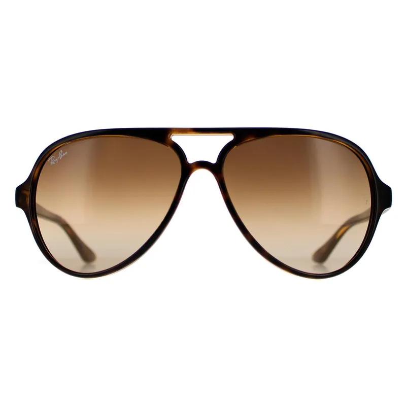 Aviator Light Havana Brown Gradient Cats 5000 4125 Sunglasses - Ray-Ban