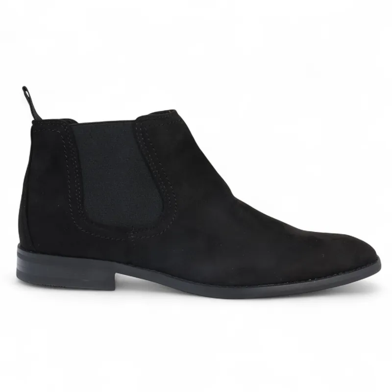Suede Chelsea Boots Real Leather Lined Slip-On