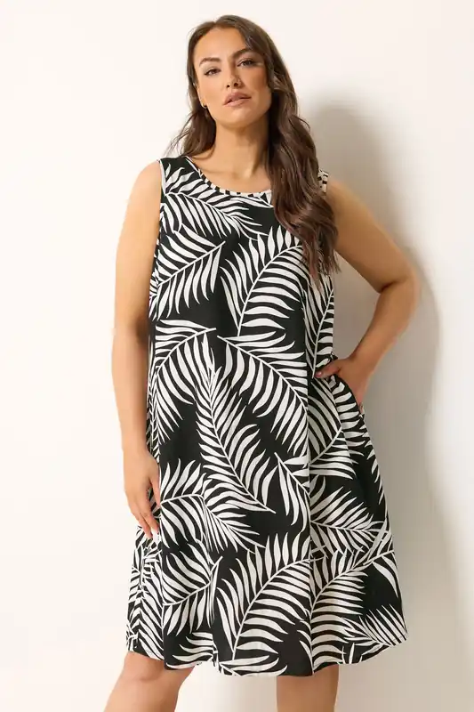 Leaf Swing Pocket Dress - Yours