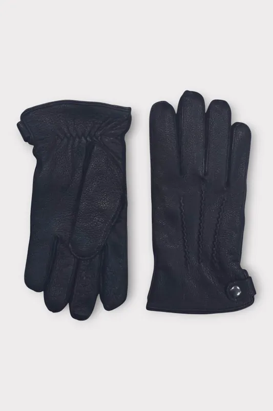 Italian Leather Warm Wool-Lined Winter Gloves - Regent