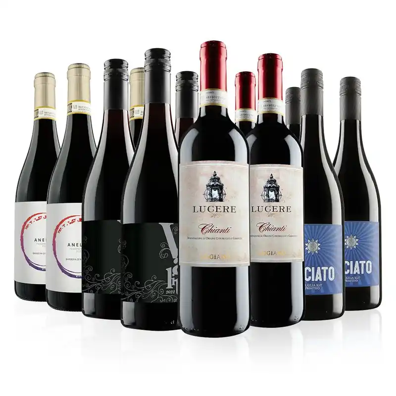 Italian Customer Favourites Red Wine case 12 Bottles (75cl) - Virgin Wines
