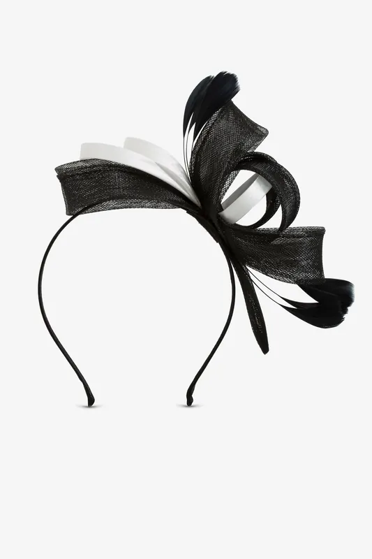 Meduim Mono Fascinator Headband - Jon Richard
