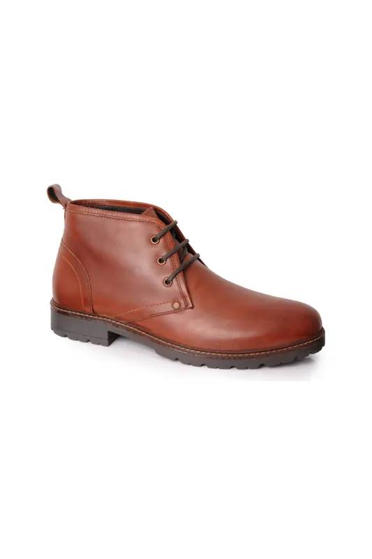 Camden Leather Mens Chukka Boots - Silver Street London