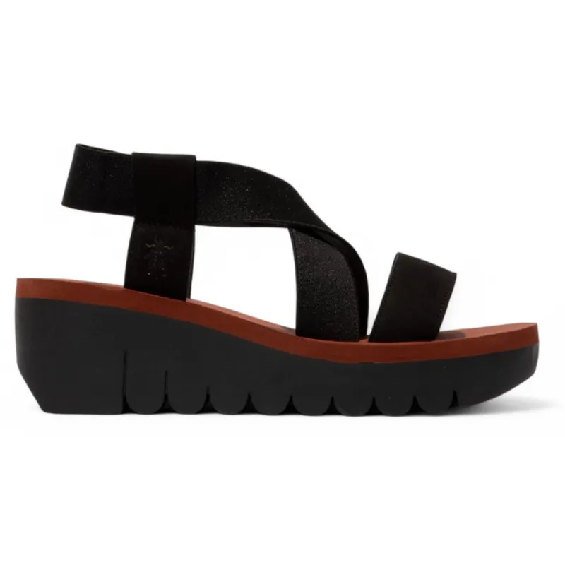 Wedge Heel Adjustable Slingback Sandals Leather Summer Shoes - TruClothing