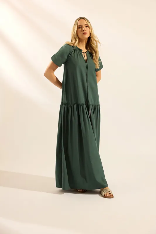 Tall Puff Sleeve Maxi Dress - Long Tall Sally