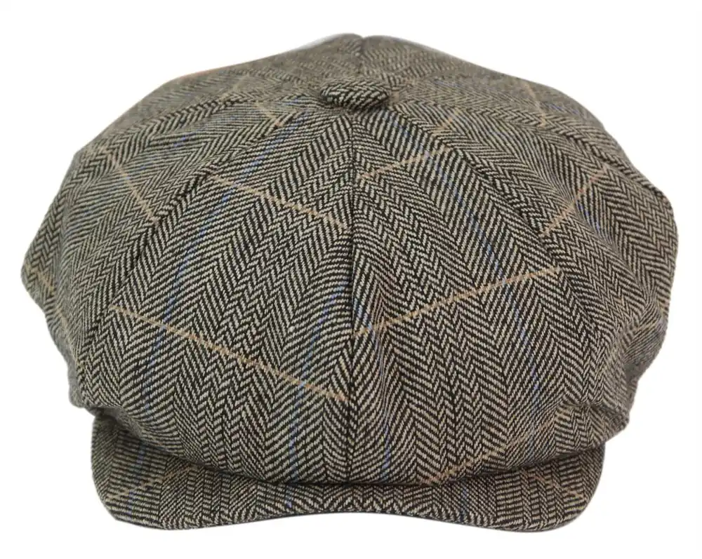 Peaky Blinders Herringbone Hat - Infinity Leather