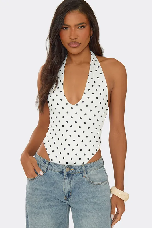Sleeveless Halterneck Bodysuit - EGO